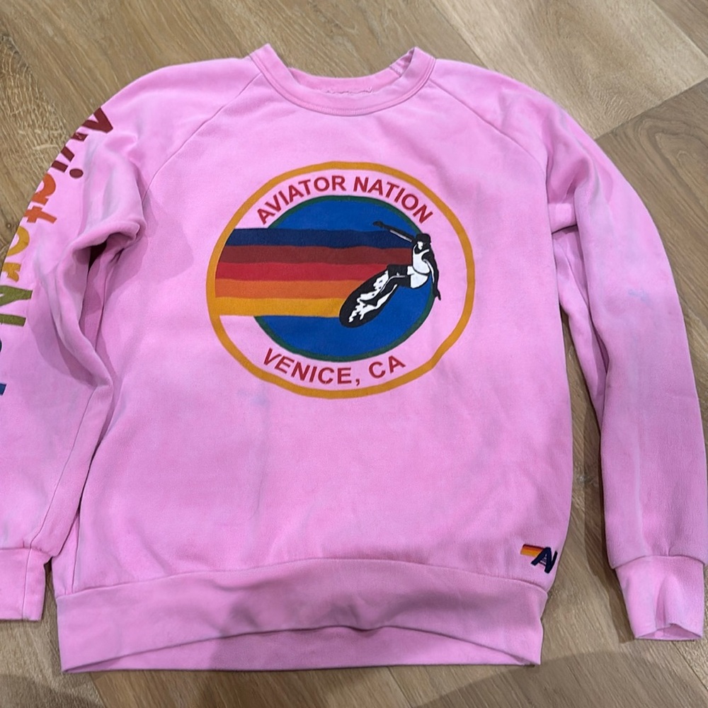 Aviator nation crew neck